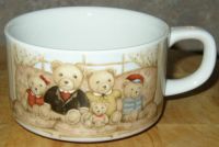 Otagiri Gordon Fraser TEDDY BEAR FAMILY Coffee Soup Mug